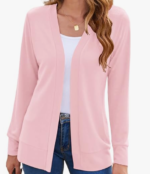 Lightweight Long-sleeve Ladies Casual Cardigan.